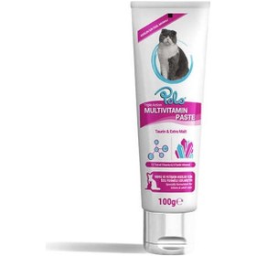 Resim Polo Multivitamin Taurin Ekstra Malt Kedi Vitamin Macunu 100 G 