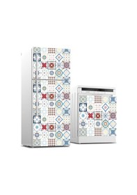 Resim Buzdolabı Ve Bulaşık Makinası Beyaz Eşya Sticker Kaplama Fayans Desen 