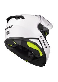 Resim Ls2 Kıd Çocuk Fullface Motosiklet Kaskı Beyaz 