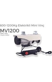 Resim Mytol MV1200 - Bakır Sargı Elektrikli Yük Kaldırma Vinçi 600-1200 kg 