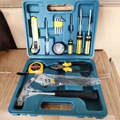 Resim 1-Set Mini Taşınabilir Çok Amaçlı Alet Seti, Pense, Tornavida ve Alet Kutusu - Metal, Elektriksiz, Mini Araçlar 