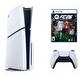 Resim Playstation 5 Slim Standart 1 TB Oyun Konsolu + Playstation 5 FC26 CD Oyun (İthalatçı Garantili) 