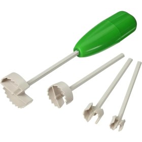 Resim Karokstore 4 Başlıklı Sebze ve Meyve Oyacağı Seti, 4 Değiştirilebilir Başlık, 2-4 cm Genişlik, Kabak, Patlıcan, Dolma Oyacağı 