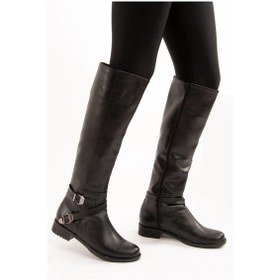 Resim Fox Shoes Siyah Kadın Çizme E726203409 