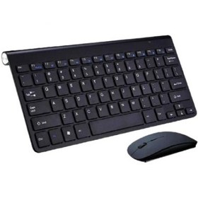 Resim Mini Multimedya Kablosuz Mouse Klavye Seti 