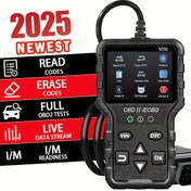Resim 2025 En Yeni OBD2 Tarayıcı Teşhis Aracı, Tam OBD2 Fonksiyonelliği, Reset, Mod 6 ve 8, Tüm OBDII/EOBD Araçlar İçin Motor Kod Okuyucu, Maks 36V, OBD Güçlü, Pil Dahil Değil 