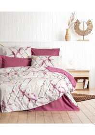 Resim Cotton Box Tek Kişilik Nevresim Takımı Renata Mürdüm 