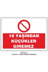 Resim Orse Reklam 18 Yaşından Küçükler Giremez Yazısı 