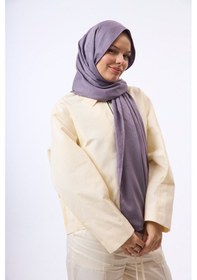 Resim Mirsoy Scarf Mir Modern Desen Şal Leylak 