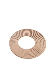 Resim 8'li Ham Mdf, 8mm Kalınlık, 30 Cm Kasnak, Boyanabilir Vidasız Kasnak, Makrome Halkası, Düş Kapanı 