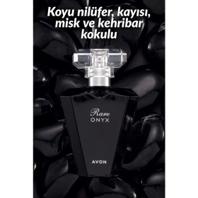 Resim Kadınlar İçin Avon Rare Onyx 50 ml EDP Parfüm Çiçeksi Koku ile Özel Tasarım 