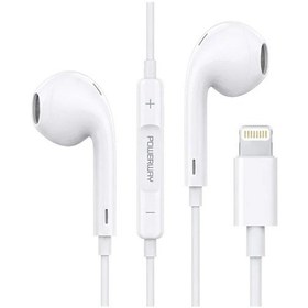 Resim Powerway Earton Apple Uyumlu Iphone Lightning Konnektörlü Stereo Kulaklık 