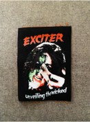 Resim ZID EXCITER Müzik grubu Dijital Baskı Suya Dayanıklı Yama Patch Dikilebilir (10x13 cm) 