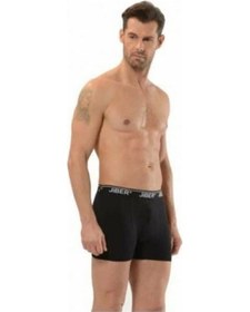Resim Jiber Erkek Siyah Boxer 6 Lı Paket 