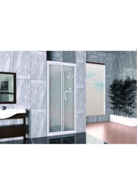 Resim Nokta Duşakabin 110cm Duvardan Duvara Teknesiz Mika Duşakabin Şeffaf 