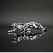 Resim Şans Ve Zenginlik Getiren Leopar Desenli Araba Dekorasyonu - 27cm Büyük Boy 