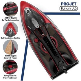 Resim Goldmaster GM-7632 Projet 2600 W Buharlı Ütü 