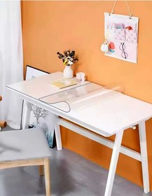 Resim 1.2 Mm Kalınlık 80 Cm En Şeffaf Kalın Pvs Masa Koruyucu Mika Masa Örtüsü 80 X 120 