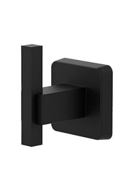 Resim Zethome Paslanmaz Duvara Monte Bornoz Askılığı Tekli Siyah 