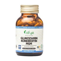 Resim Afye Glukozamin Kondroitin Msm 1000mg-90 Kapsül 