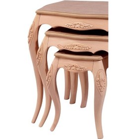 Resim Zigon Lükens Aslan Model Kayın Torna Lüx Oymalı Ayak Ham Kaplama (452746383) 