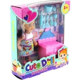 Resim Lidyada Maison Cute Doll Mini Bebek Mutfak Oyun Seti 