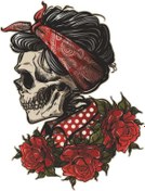 Resim UBGA GIFT Kırmızı Güllü Sticker 