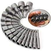 Resim Hex Soket Vida ve Somun Sürücü Seti, 5mm-13mm - Ev DIY Kullanımı için Krom Vanadyum Çelik, Manuel İşletim, Elektrik Gerektirmez, Vida Seti|Altıgen Soket Tasarımı|Dayanıklı Yapı, Vida Seti 