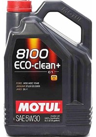 Resim Motul 8100 Eco-Clean+ C1 5W-30 Tam Sentetik Motor Yağı 5 L 