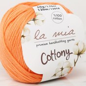 Resim La Mia Cottony Turuncu El Örgü İpi - P22 - 33654 