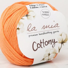 Resim La Mia Cottony Turuncu El Örgü İpi - P22 - 33654 