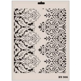 Resim Bucuks Mey Ithalat® Rich Dantel Seri DN-906 Stencil 35X25 cm 