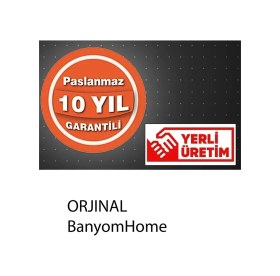 Resim Çelik Banyo Paslanmaz Pirinç Mat Siyah Flora 4'lü Set Askılık Siyah 