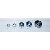 Resim Yerli Civata Somunu Metrik 14mm Pakette 10adet 