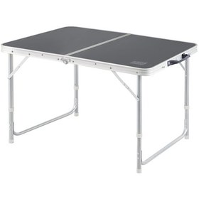 Resim Haegs Portatif Kamp Masası, 3 Yükseklik Ayarlı, Katlanır Piknik Masası, Kolay Taşınabilir Alüminyum Masa - 80x50 - Antrasit 