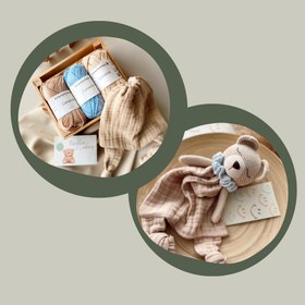 Resim Ayıcık Müslin Uyku Arkadaşı Kiti 