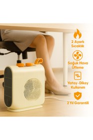 Resim ViATOM Lina 2000W Elektrikli Isıtıcı – Fanlı, Termostatlı, Termik Kesicili, Soğuk ve Sıcak Hava Üfleme 