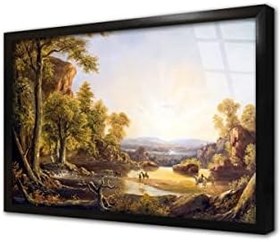 Resim Manzara Çerçeveli Cam Tablo 20x30 cm CB20028 