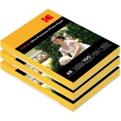 Resim Kodak 260 Gram 10x15 Parlak 3'lü Paket Fotoğraf Kağıdı 