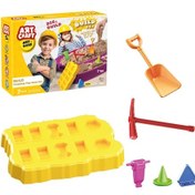 Resim Art Sand İnşaat Kum Seti 600 Gr. - Oyun Kumu Seti - Kinetik Kum Seti - Natural Kum - Doğal Kum Renkli 