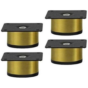 Resim Besthome1 4x Suntek Mobilya Ayakları Destekleri Mavi 5x3cm Oturma Odası Takımları Mavi 