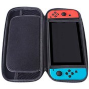 Resim Mufunye Nintendo Switch İçin Siyah Eva Koruyucu Kılıf - Taşınabilir Oyun Konsolu Depolama Çantası 