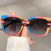 Resim Kadınlar İçin Kedi Gözü Kare Moda Dekoratif Gözlükler 