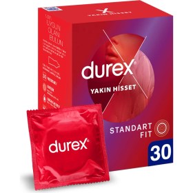 Resim Durex 40'lı İnce ve Ekstra Hassas Prezervatif - Yakın Hissetme Koruması 
