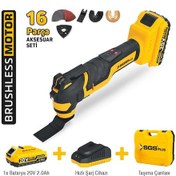 Resim SGS SGS5435 20V 2 Amper Akülü Kesme Raspalama Zımpara Makinesi 