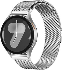 Resim CONSTRAIN Huawei Watch Fit 3 22mm ile Uyumlu CNS KRD-25 Metal Hasır Kordon - Gri 