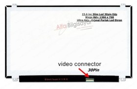 Resim lenovo g50-80 model 80e5 uyumlu Ekran Lcd Panel 15.6 30 pin Slim Led 