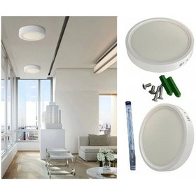 Resim Cata Ct-5233 18 Watt Sıva Üstü Yuvarlak Led Panel Armatür Günışığı 