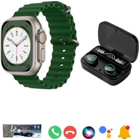 Resim BYRTECH Watch Ultra 2 T900 Ultra 2 Akıllı Saat + Powerbank Kutulu Earbuds M10 Bluetooth Kulaklık İkili Paket 