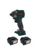 Resim Klpro Kldv18bh-50 18V/5.0Ah. 220nm Kömürsüz Şarjlı Torklu Darbeli Vidalama 